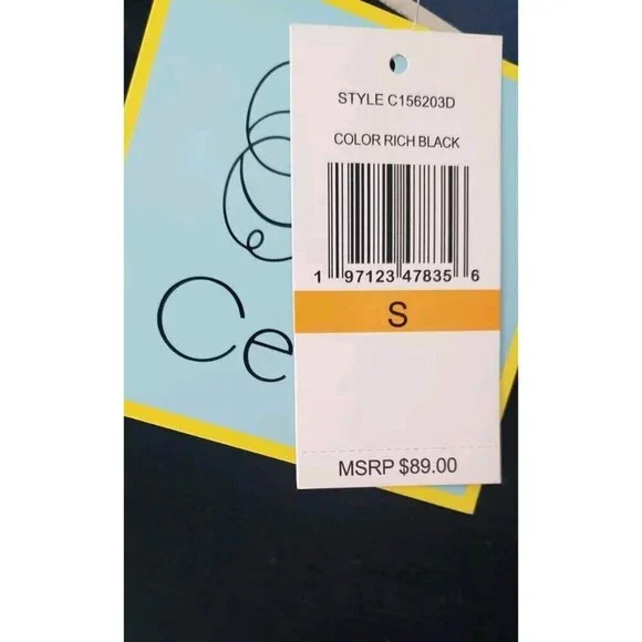 NWT CECE CREW NECK LONG PUFF SLEEVE RHINESTONE BOW KNIT SWEATER SMALL - Picture 9 of 11